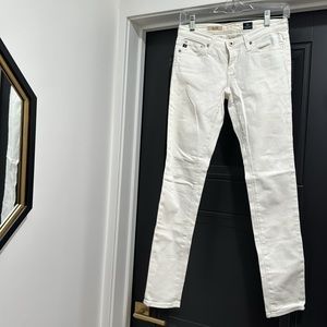 AG the stilt cigarette leg white size 25